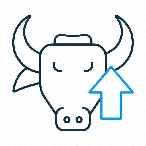 Bull, market, bull market, stock icon - Download on Iconfinder