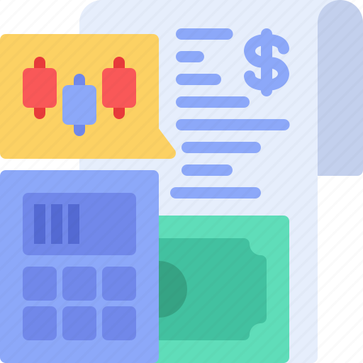 Budget, calculator, expenses, stock, market, cost icon - Download on Iconfinder
