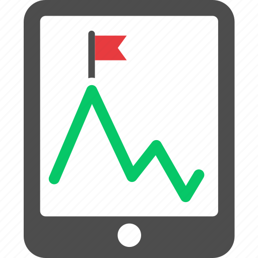 Finance, graph, growth, revenue, stock, goal, peak icon - Download on Iconfinder