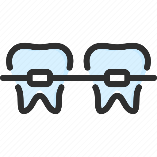 Braces, dental, dentist, stomatology, teeth, tooth icon - Download on Iconfinder