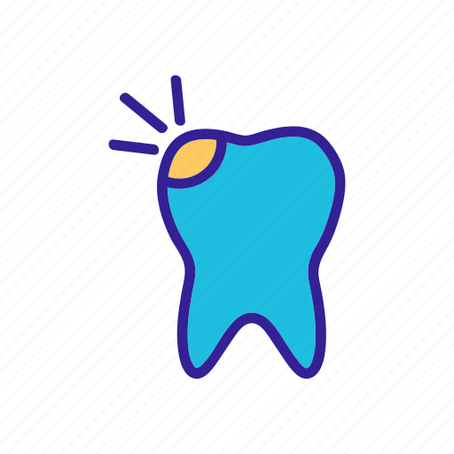 Care, contour, dent, dental, dentist, stomatology, tooth icon - Download on Iconfinder