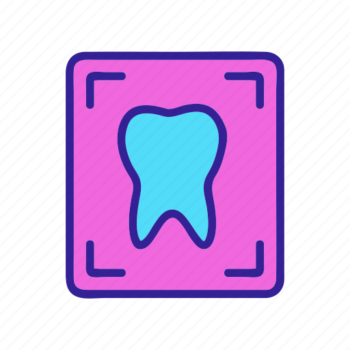 Cartoon, contour, drawing, image, picture, stomatology icon - Download on Iconfinder