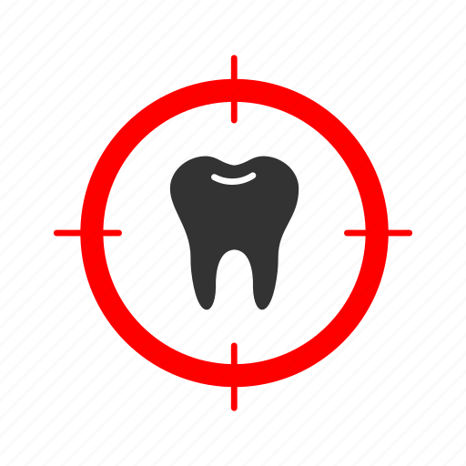 Aim, attack, search, target, teeth, threat, tooth icon - Download on Iconfinder