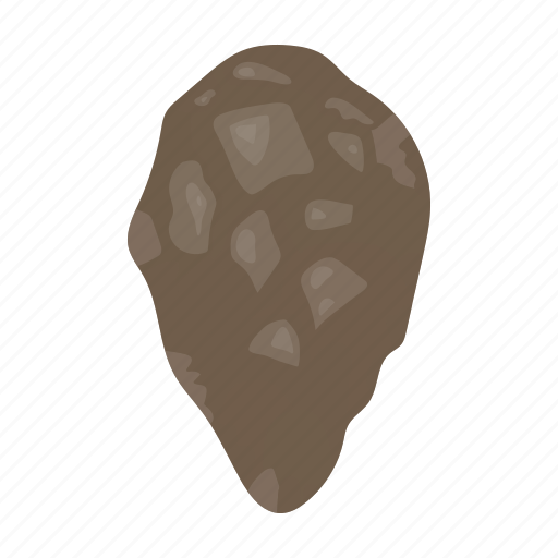 Period, prehistoric, stone age, stone shard icon - Download on Iconfinder