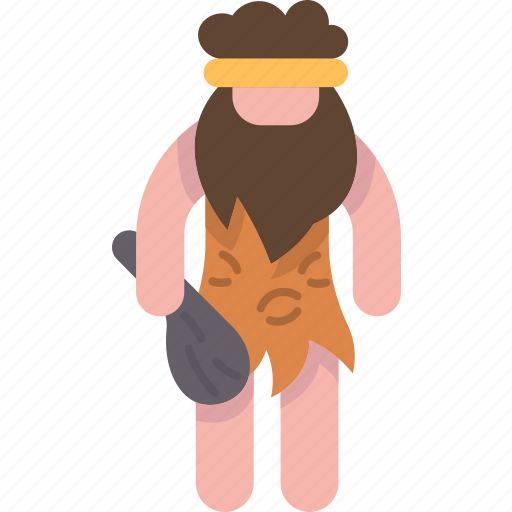 Caveman, primitive, human, hunter, prehistoric icon - Download on Iconfinder