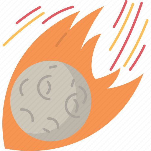 Meteorite, comet, asteroid, catastrophe, disaster icon - Download on Iconfinder