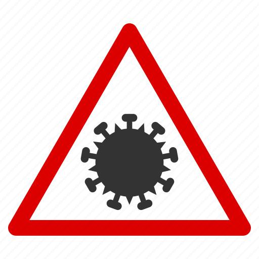 Attention, caution, coronavirus, danger, hazard, sars virus, warning icon - Download on Iconfinder
