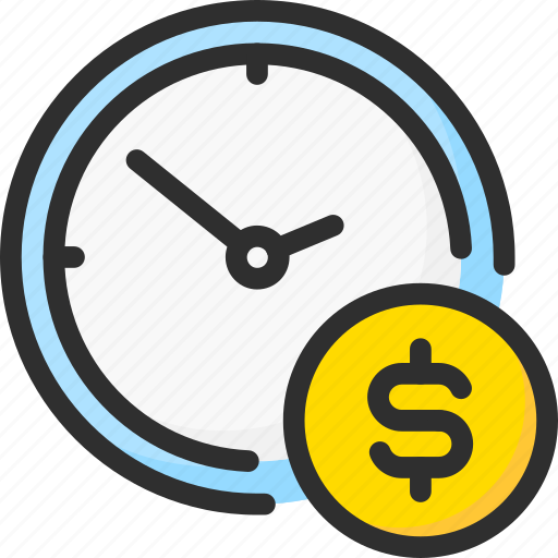 Clock, coin, dollar, marketing, money, strategy, time icon - Download on Iconfinder