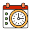 deadline, stopwatch, hourglass, schedule, date, calendar, time, timer, clock 