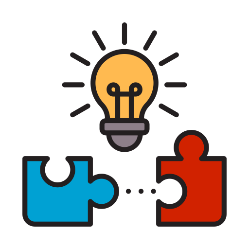 Solution, bulb, concept, strategy, thinking, marketing, puzzle icon - Free download
