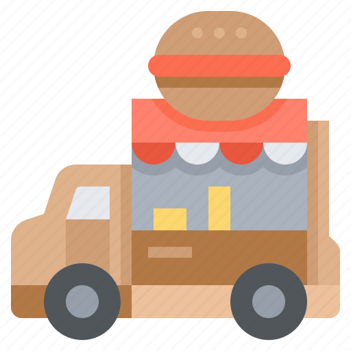Facility, food, hamburger, sell, truck icon - Download on Iconfinder