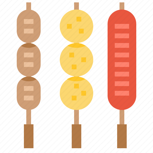 Ball, barbecue, food, meat, sausage icon - Download on Iconfinder