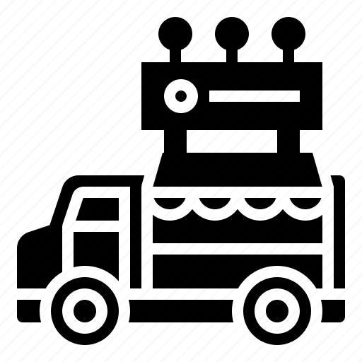 Car, delivery, food, kitchen, mobile, street icon - Download on Iconfinder