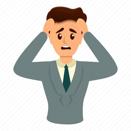 Business, office, stress, man icon - Download on Iconfinder
