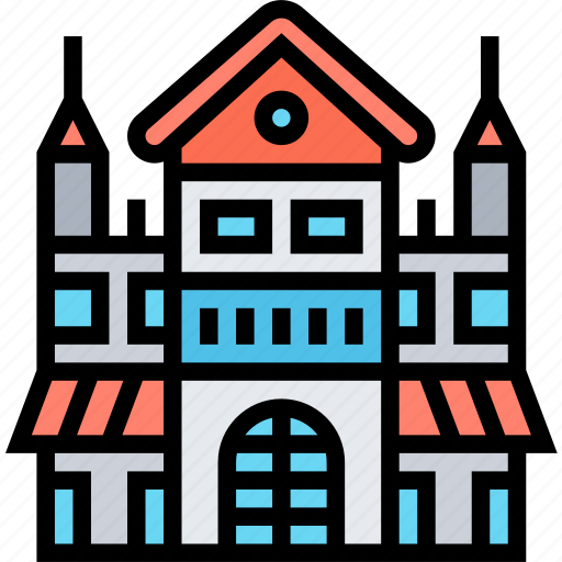 Campus, university, building, academic, institution icon - Download on Iconfinder