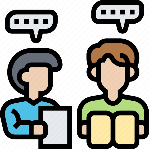 Consultation, discuss, conversation, friends, talk icon - Download on Iconfinder