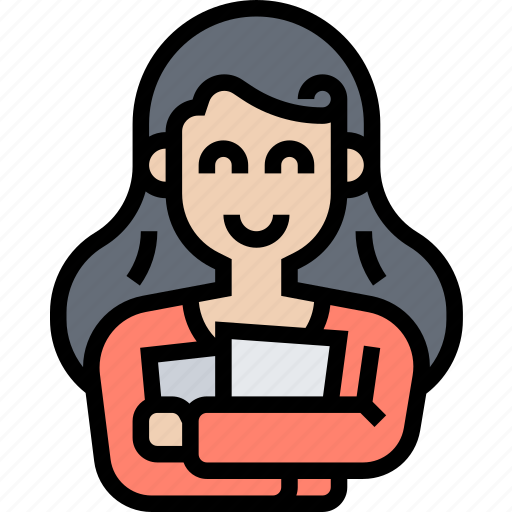 Student, university, school, lifestyle, girl icon - Download on Iconfinder