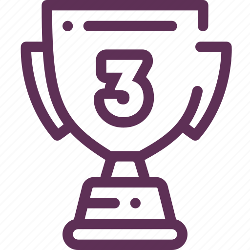 Cup, place, third, win, winner icon - Download on Iconfinder