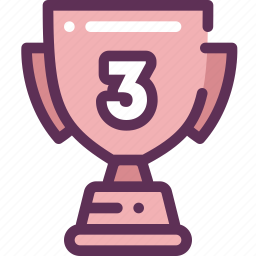 Cup, place, third, win, winner icon - Download on Iconfinder