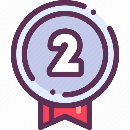 Award, medal, place, second, win, winner icon - Download on Iconfinder