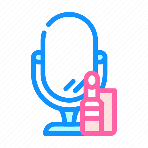 Cosmetics, stylist, accessory, armchair, makeup, mirror icon - Download on Iconfinder