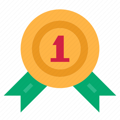 Medal, one, winner, 1 icon - Download on Iconfinder