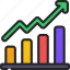 bar, chart, increase, profit, graph 