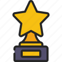 star, trophy, winner, award, achievement