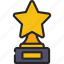 star, trophy, winner, award, achievement 
