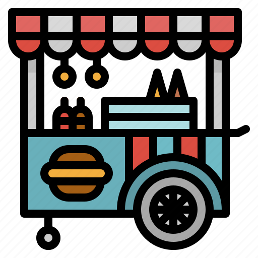 Fast, food, restaurant, stall, stand, street icon - Download on Iconfinder