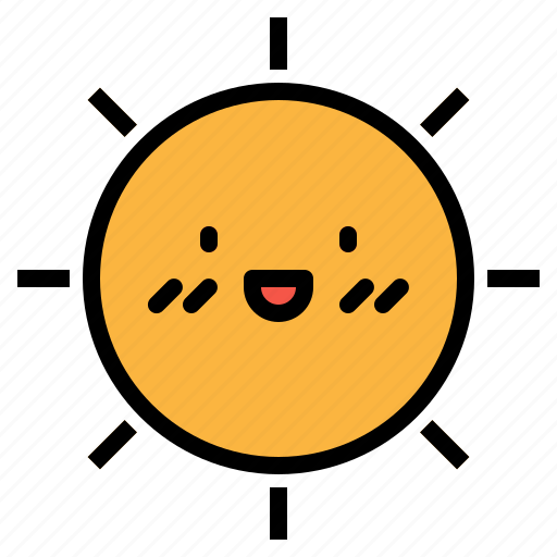 Cute, meteorology, summer, summertime, sun, sunny, warm icon - Download on Iconfinder