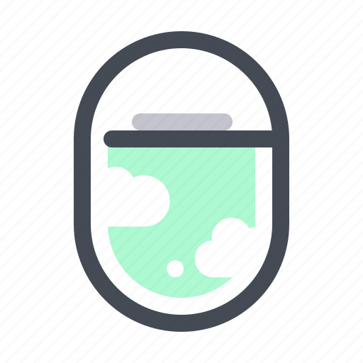 Airplane, cloud, flight, plane, summer, vacation, window icon - Download on Iconfinder