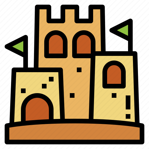 Beach, castle, childhood, sand, toy icon - Download on Iconfinder
