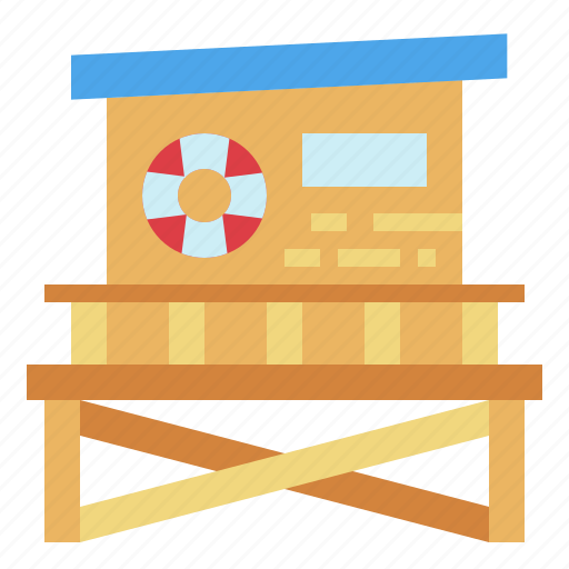 Help, lifeguard, lifesaver, security, stand icon - Download on Iconfinder