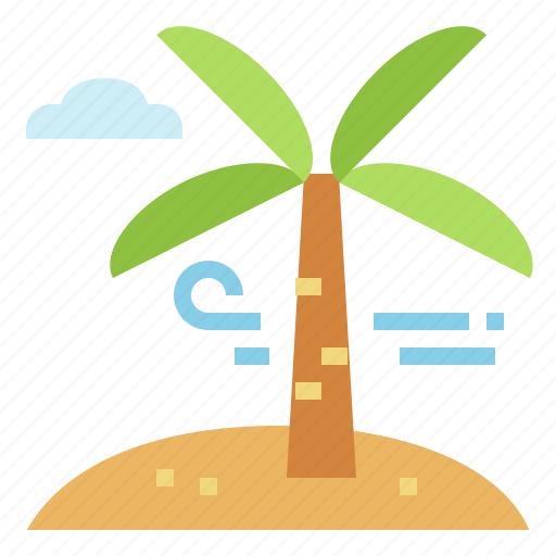 Landscape, palm, summertime, tree, trip icon - Download on Iconfinder