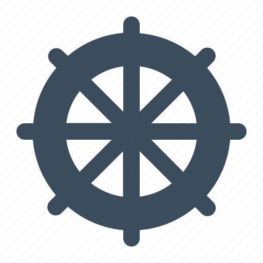 Rudder, sailor, ship, summer, wheel icon - Download on Iconfinder