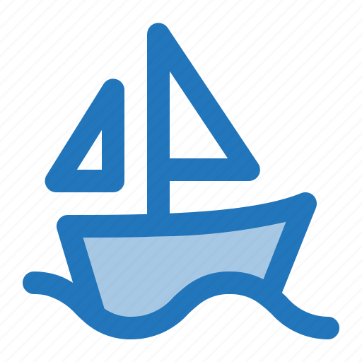 Boat, sailboat, sailing, ship, summer icon - Download on Iconfinder
