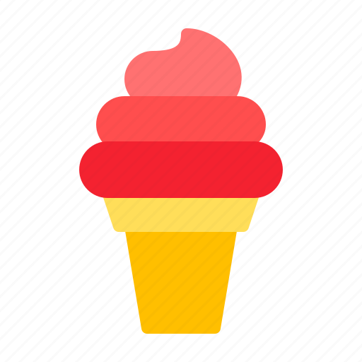Cone, cream, food, ice icon - Download on Iconfinder