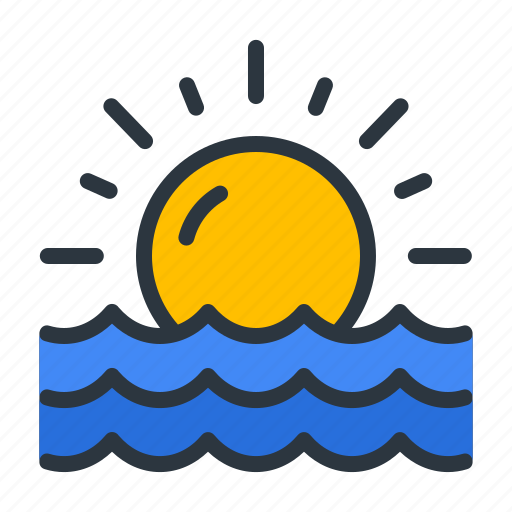 Sea, sunrise, sunset icon - Download on Iconfinder