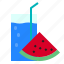 drink, fruit, sweet, tea, watermelon 