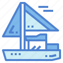 boat, sailboat, transportation, yacht