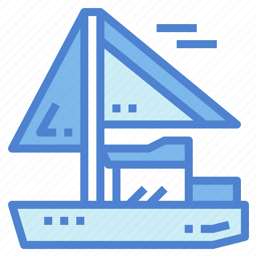 Boat, sailboat, transportation, yacht icon - Download on Iconfinder