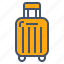 briefcase, suitcase, summer, transport, travel 
