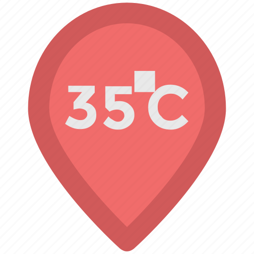 Celsius temperature, degree, online temperature, temperature scale, weather app icon - Download on Iconfinder