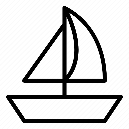 Boat, sailboat, sailing, ship, transport, transportation, travel icon - Download on Iconfinder
