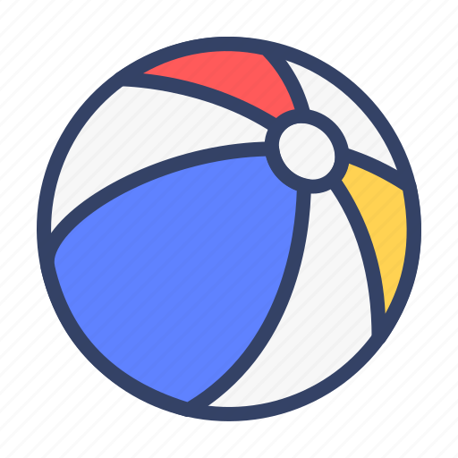 Ball, beach, beach ball, game, play, sport, summer icon - Download on Iconfinder
