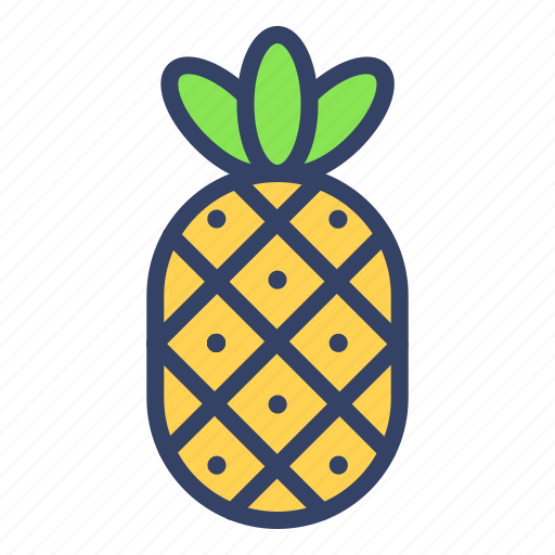Dessert, food, fruit, healthy, pineapple, restaurant, summer icon - Download on Iconfinder
