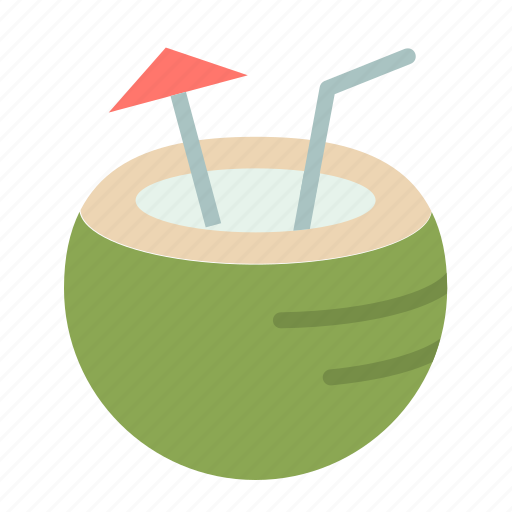Beach, coconut, holiday, tourism, tropical, vacation, water icon - Download on Iconfinder