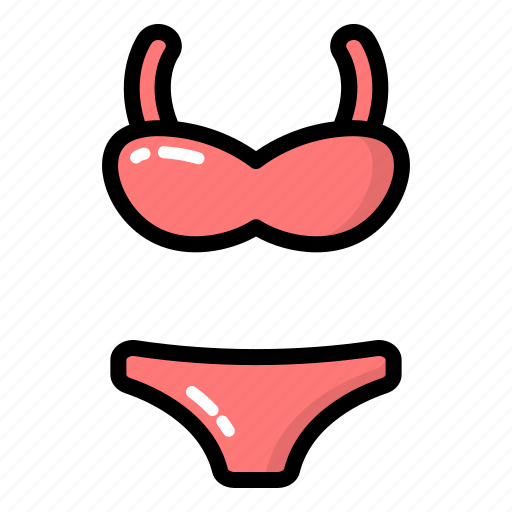 Bikini, summer, woman, girl, beach, sea, swimwear icon - Download on Iconfinder