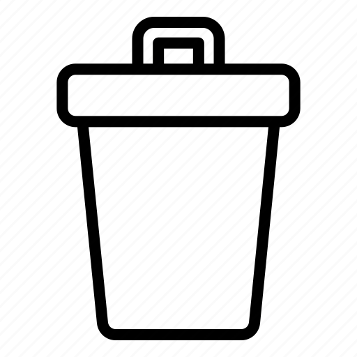 Dustbin, garbage, bin, recycle, rubbish, trash, trashcan icon - Download on Iconfinder